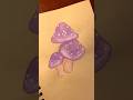 yk i love mushrooms look so much, i def had to draw them #gouachestudies #himigouache #y2kart