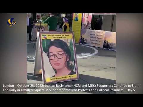 London—October 24, 2022: MEK Supporters Continue to Rally in Support of the Iran Protests—Day 5