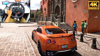 1000HP Nissan GT-R R35 | Forza Horizon 5 | Logitech g29 gameplay