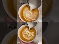 Latte Art Heart: Level 1 VS Level 99 #shorts #latteart #tutorial