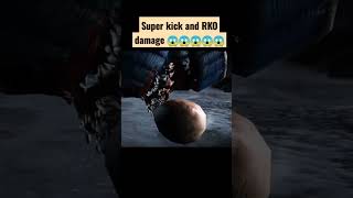 ?????? Rko and Kick Damage ?? shorts yuotubeshorts rko superkick damage wrestling randyorton