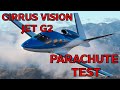 Cirrus Vision Jet G2 - PARACHUTE TEST!