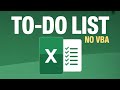 🔥 Excel 2025 To-Do List Trick: Create a Fully Automated Task Tracker (No VBA!)