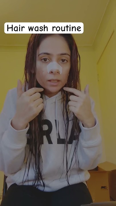  Hair wash routine #ashortaday - YouTube