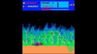Moon Patrol 1982 Arcade Video Game - Gameplay screenshot 3
