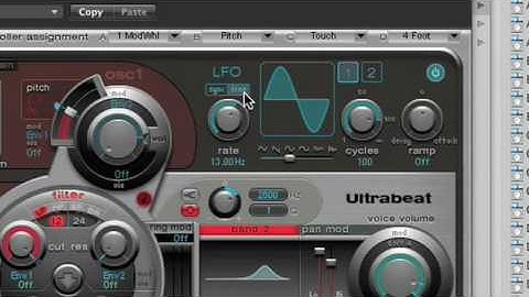 Logic Studio Quicktips: Ultrabeat Part 8 - LFOs One and Two