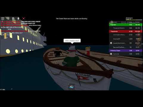 Roblox Titanic Parte 3 Ft Sub En Los Botes Salvavidas Youtube - roblox titanic juegagerman