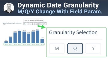 How to Control Date Granularity (M/Q/Y) in Power BI via Slicer and Field Parameters - Tutorial