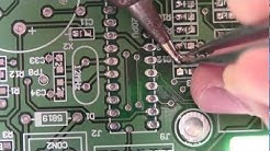 How to solder SMT 0805 resistors capacitors(1/2)
