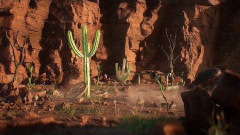 VFX Timelapse Desert Scene