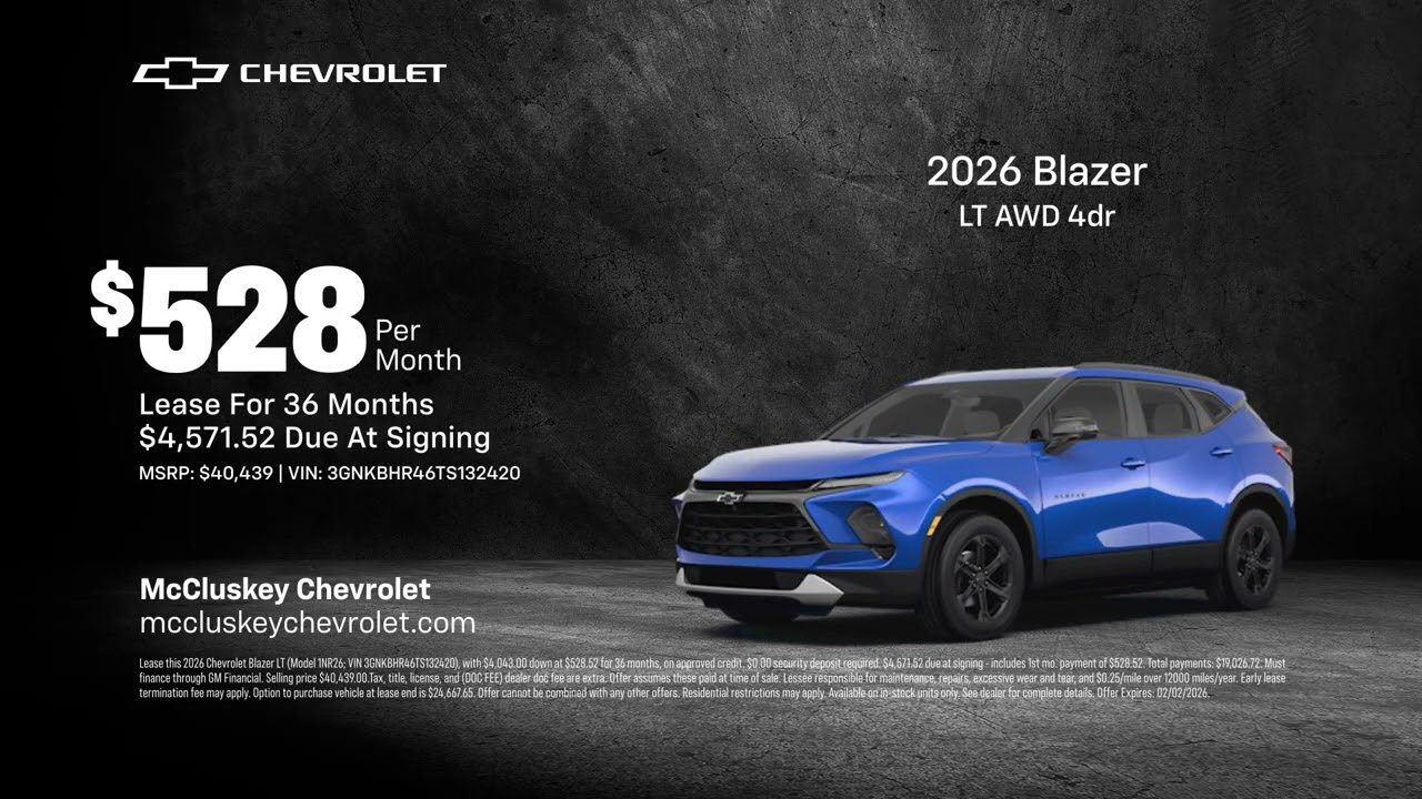 Chevrolet Blazer 02/02/2026 6869515