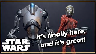 Super Battle Droid and C-3PO Black Series Review