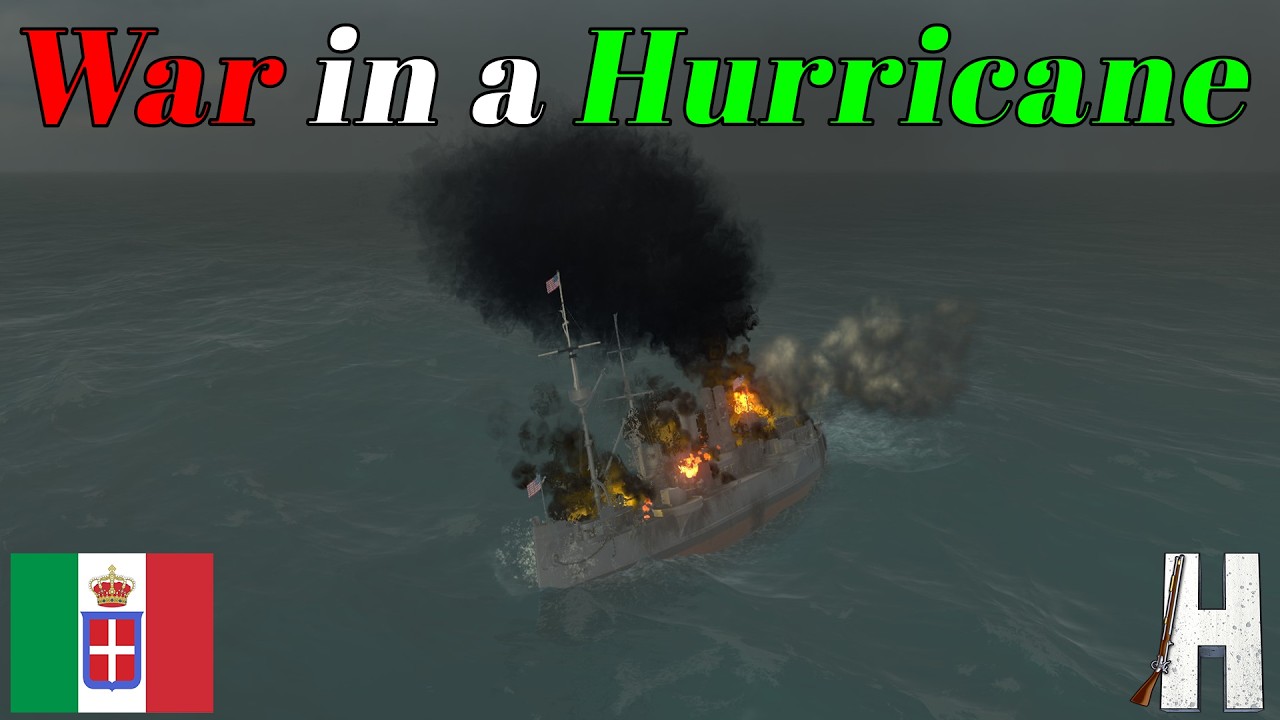 War in a Hurricane! | Ultimate Admiral: Dreadnoughts | Italy Campaign | Part 9