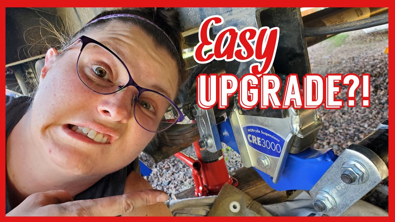 Fifth Wheel MORryde RV Shackle & Equalizer Upgrade // Jayco North Point ...