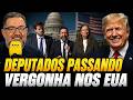 Deputados da esquerda vão aos EUA para 'denunciar' Flávio Bolsonaro