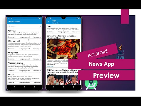 News App | Android Studio | Preview