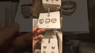 BAGUES H&M #shortsfeed #shortsviral #hmcollection #ring #wow #aesthetic #golden #jwellery