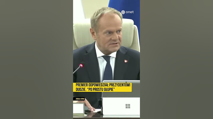 Donald Tusk odpowiada Andrzejowi Dudzie. "Po prostu głupie" | OnetNews