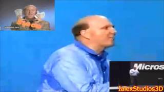 V4Steve Ballmer Sells Windows 1.0, Xp, 7 With Sparta Summerx Remix