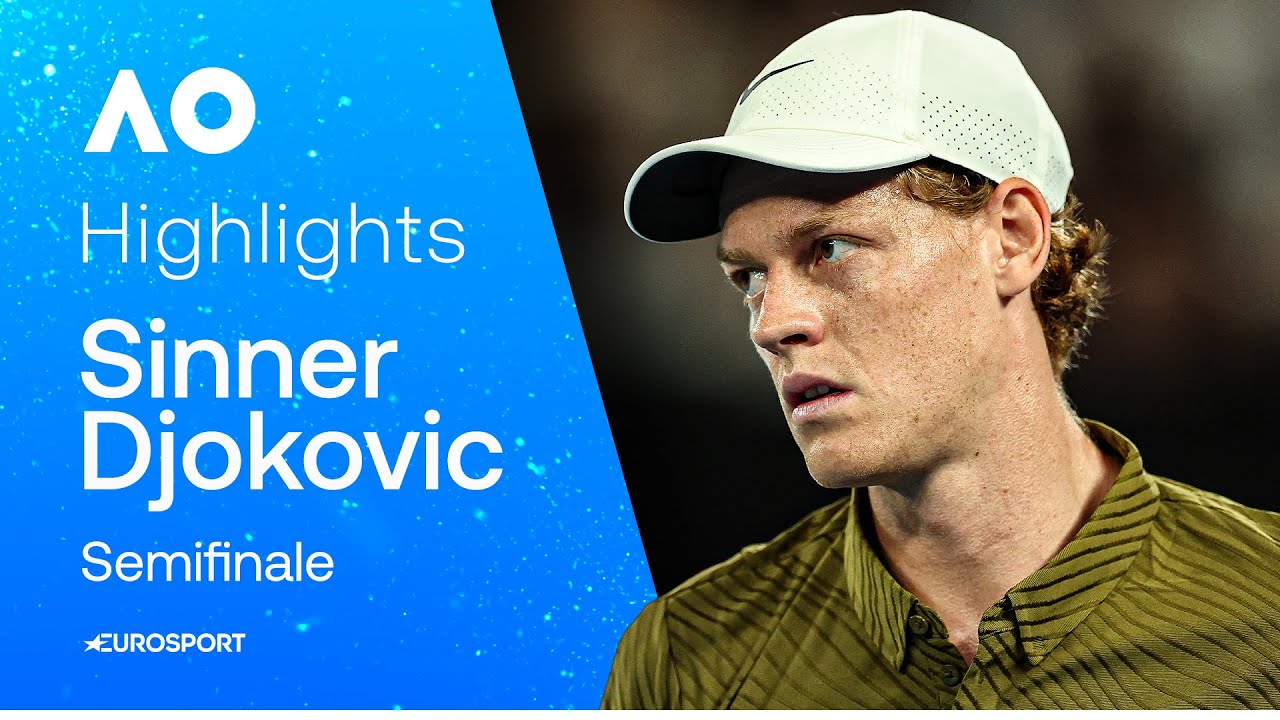 DJOKOVIC IRREALE, Sinner sconfitto dal serbo in cinque set | HIGHLIGHTS | AUSTRALIAN OPEN 2026