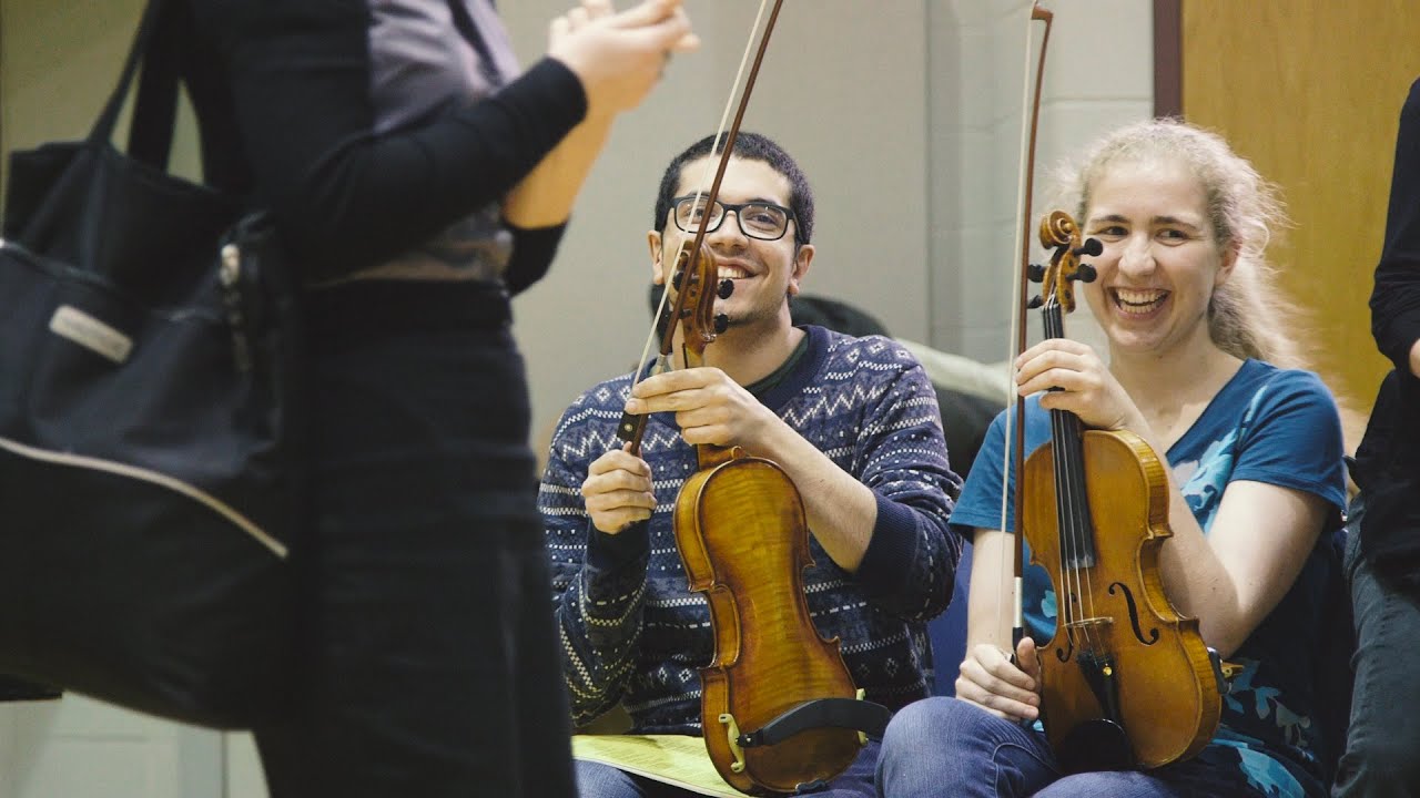 Explore KU: Discover bows, strings and determined students in violin studio