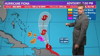 Tropical update: Tracking Hurricane Fiona and a new wave headed toward the Caribbean