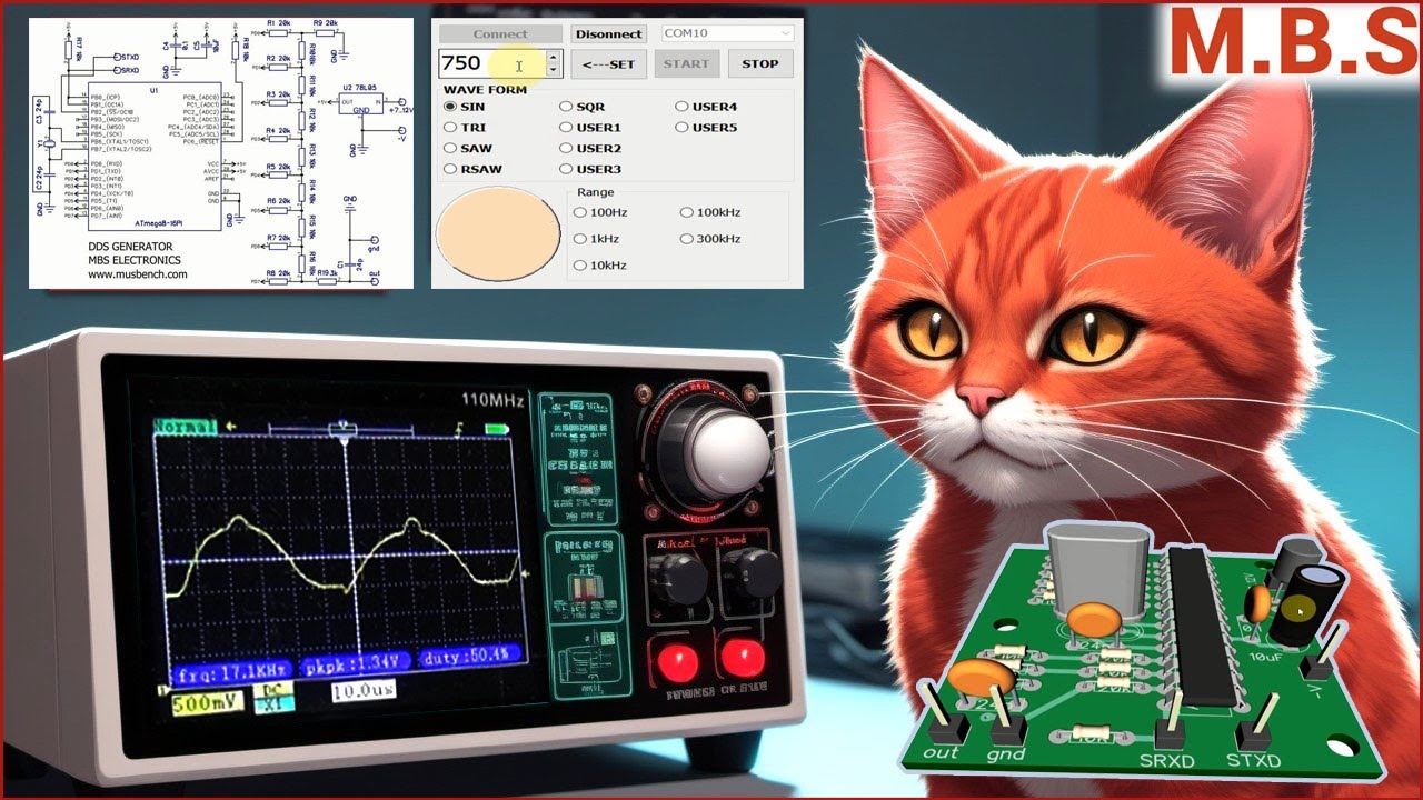 Делаем Крутой Генератор на ATmega8 с управлением от компьютера. C+ Assembler | Не Arduino