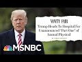 The Mystery Of President Donald Trump’s Weekend Hospital Visit | Deadline | MSNBC