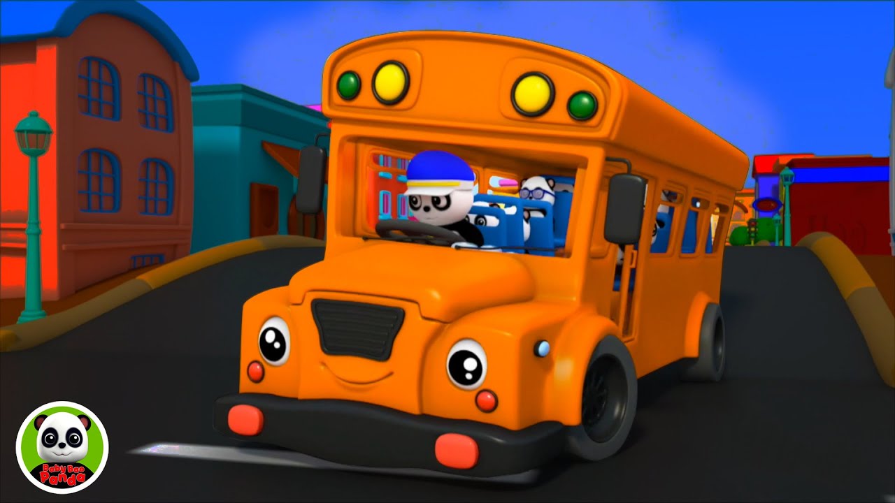 Wheels On the Bus + More Kids Rhymes by Baby Bao Panda YouTube