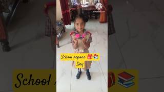 #minivlog # June12th school repone day# Ma పాప school 🎒 k velthunatha# new 📚 కొన్నాం# telugu