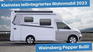 Billigstes ECHTES Bulli Wohnmobil 2023: Weinsberg Pepper VW T6.1 2023. Dusche! XL Betten! XL Küche!