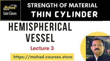 03 Thin  cylinder   Hemi Spherical vessel