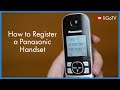 How To Register a Panasonic Handset
