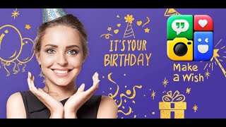 How To Create A Birthday Flyer On Your Phone Using PHOTOGRID screenshot 1