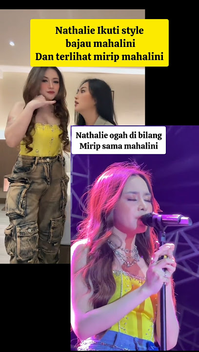 Nathalie Tiru gaya pakaian mahalini #artist #fyp #viral #trending