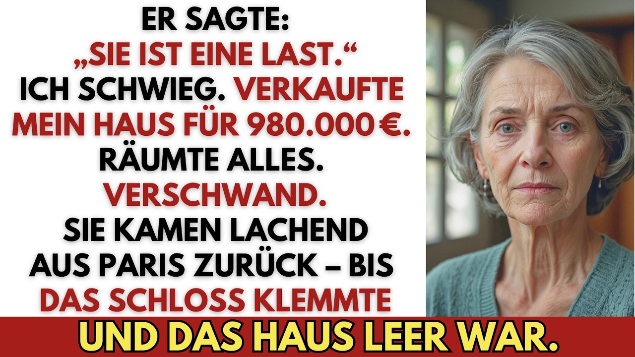 „Sie ist eine Last“, sagte mein Sohn – also verkaufte ich das Haus, das sie für ihres hielten.