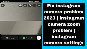Fix instagram camera problem 2023 | instagram camera zoom problem | instagram camera settings