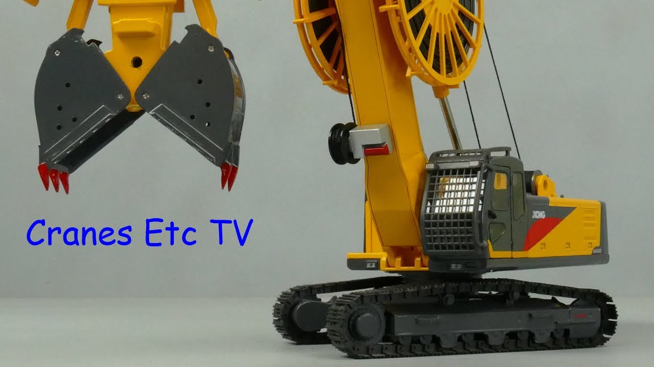 Yagao XCMG XG450D Diaphragm Walling Rig by Cranes Etc TV