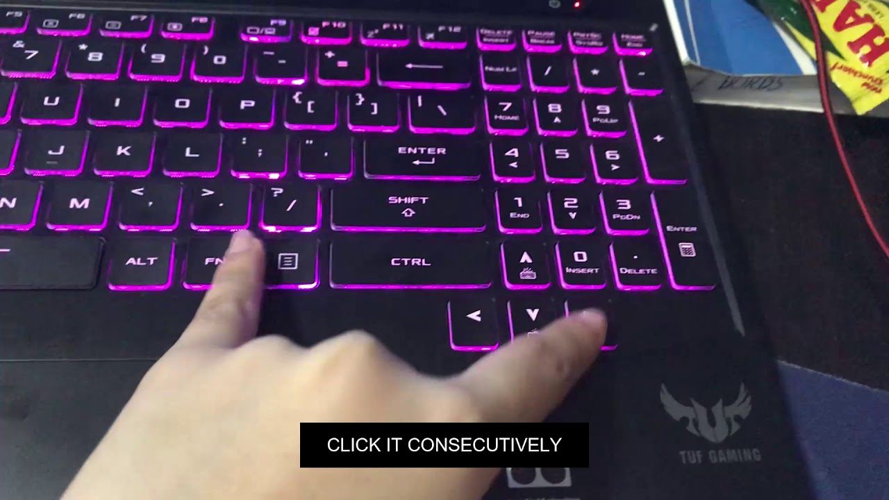 ON OFF KEYBOARD LIGHT YouTube