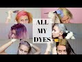 All the times I Dyed My Hair