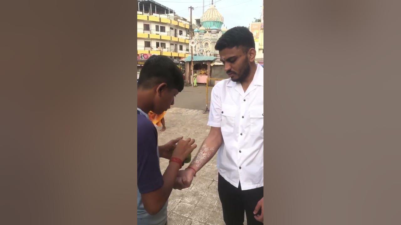 Lord Vitthal Tattoo Creation | भगवान विठ्ठल टैटू #reels #ytshorts #youtube #yt #trending #like