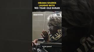 #watch | Barack Obama Meets 102-Year-Old Susan, Shares Lighthearted Chat About Life | #shorts