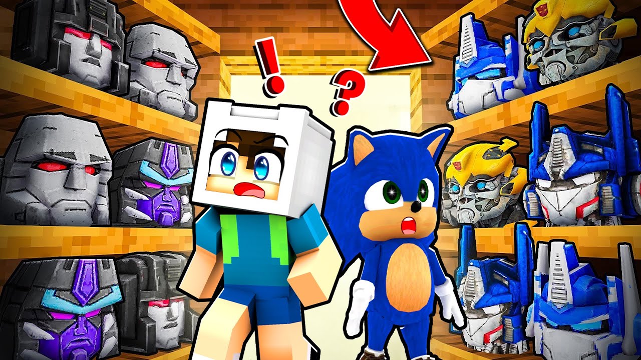 TRANSFORMERS OLUP ARKADAŞLARIMI TROLLEDİM! 🤖😂 Minecraft