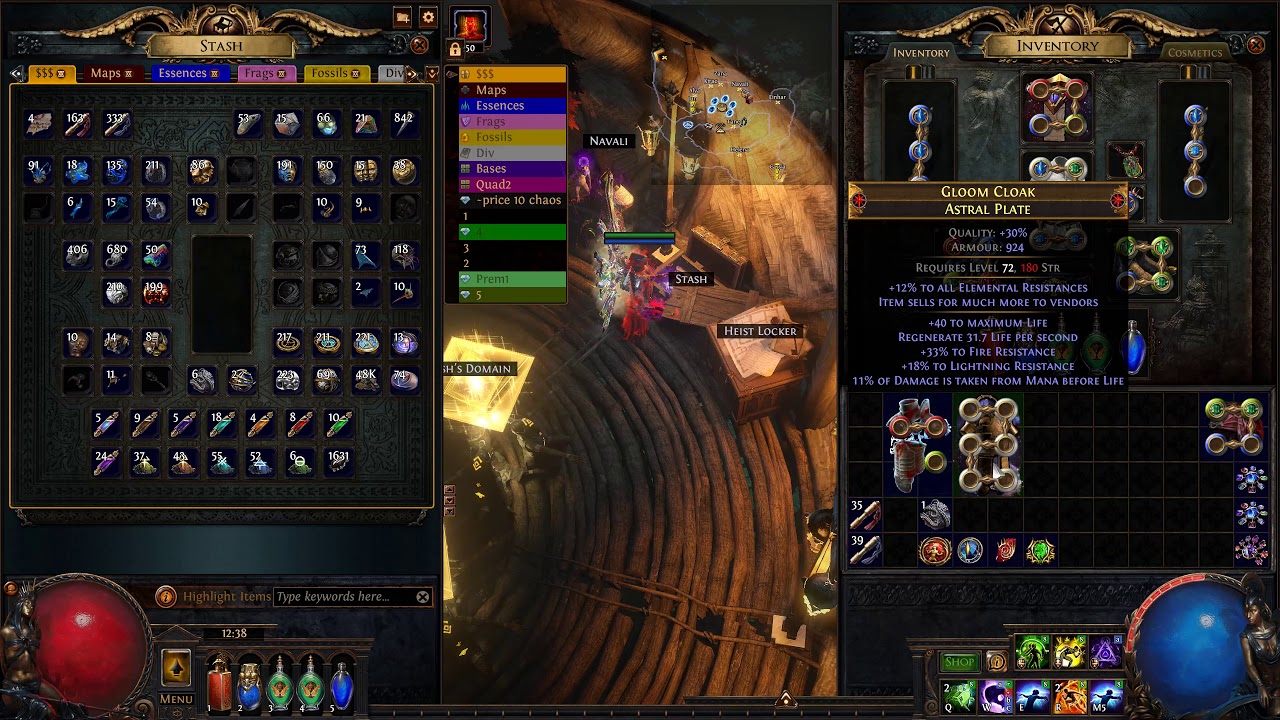 Crafting Mind over Matter  + Explode Chest