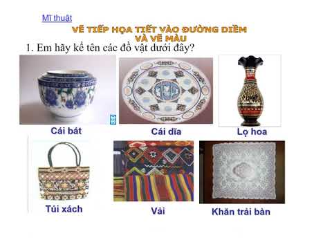 Tuần 28 - Mĩ thuật - Bài: Vẽ tiếp họa tiết vào đường diềm và vẽ màu.