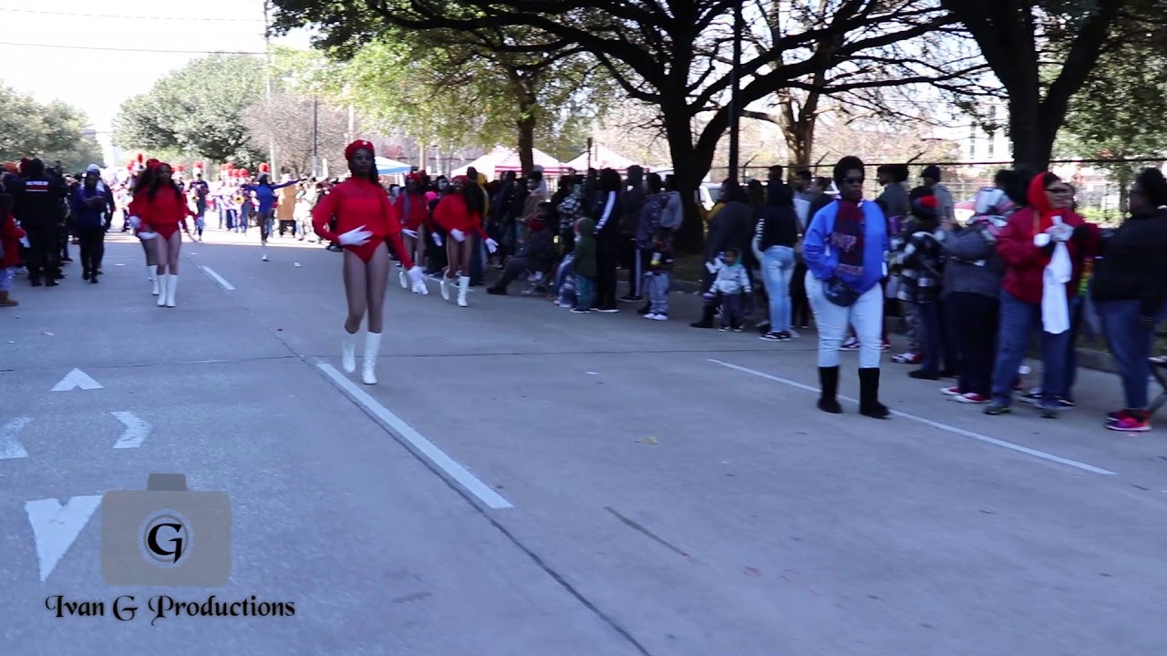 Kashmere High School Marching Band at Houston MLK Parade 2020