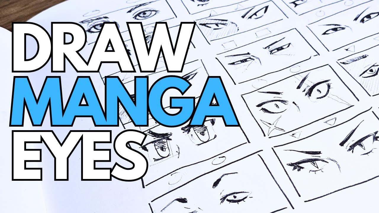 Draw Manga Eyes with Basic Shapes | Step-by-Step Guide - YouTube