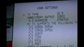 Comcast HD Settings