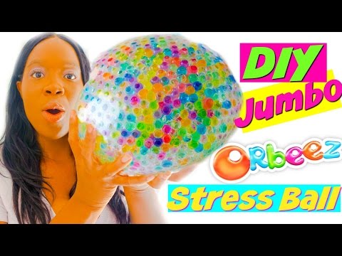 Giant Soothing and Fun Squishy Water Bead Stress Ball for Hand