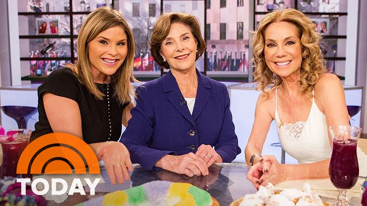 Laura Bush Visits Daughter Jenna And Kathie Lee | ...